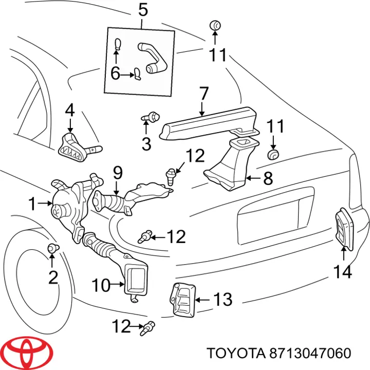  Toyota 8713047060 ціна, від 50.68 USD