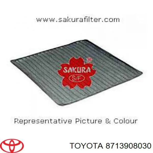 Фільтр повітряний обігрівача Toyota 8713908030 ціна, від 4.37 USD