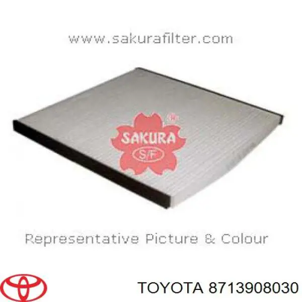 8713908030 Toyota Внутрішньосалонний фільтр