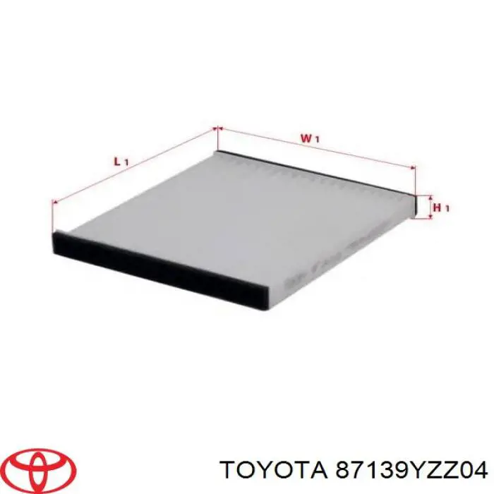 Фільтр салону 87139YZZ04 Toyota