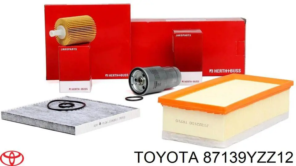 Фільтр повітряний обігрівача Toyota 87139YZZ12 ціна, від 5.73 USD