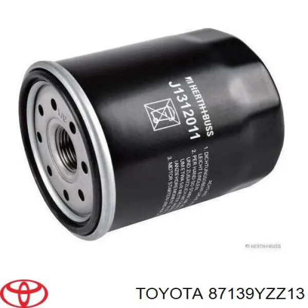 Повітряний фільтр салону Toyota 87139YZZ13