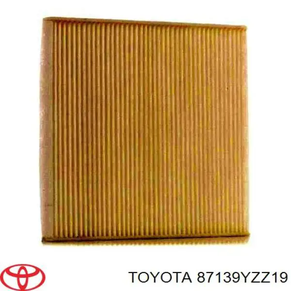 87139YZZ19 Toyota Внутрішньосалонний фільтр
