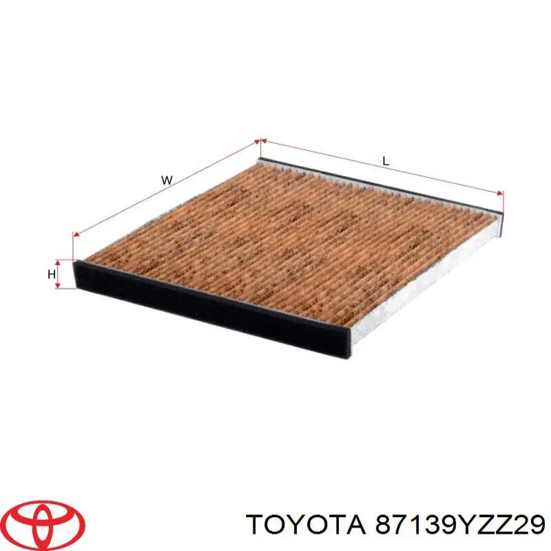 Фільтр салону 87139YZZ29 Toyota