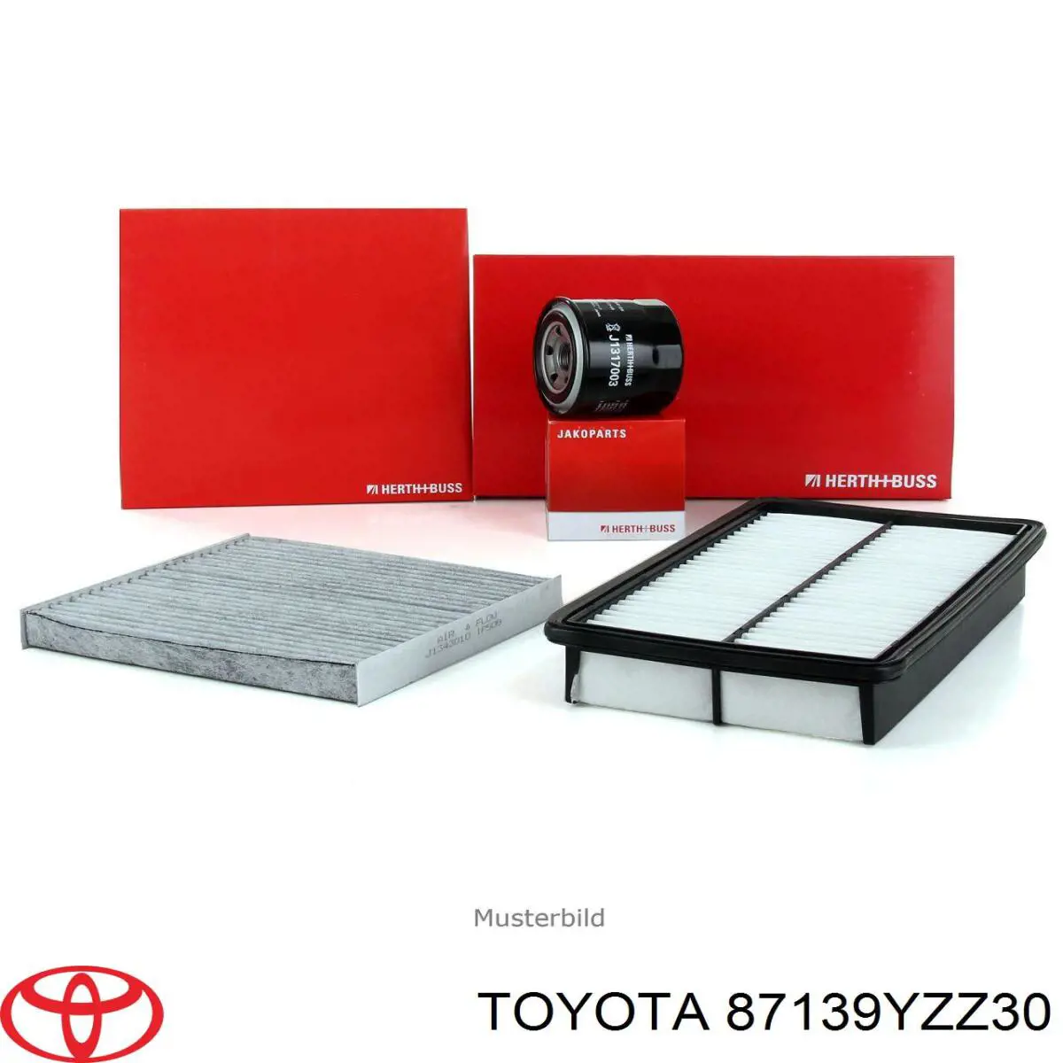Фільтр повітряний обігрівача Toyota 87139YZZ30 ціна, від 8.83 USD