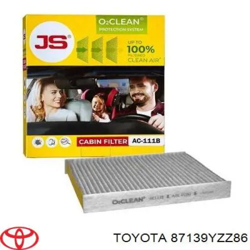 Фільтр салону 87139YZZ86 Toyota