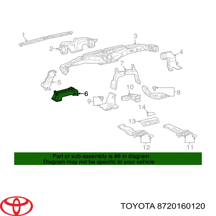 8720160120 Toyota 