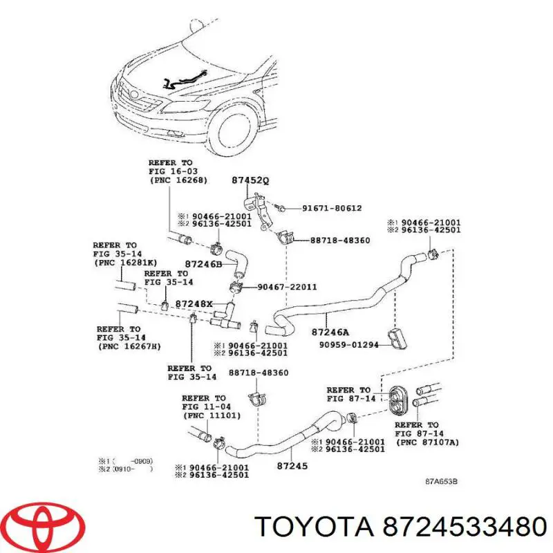 8724533480 Toyota 