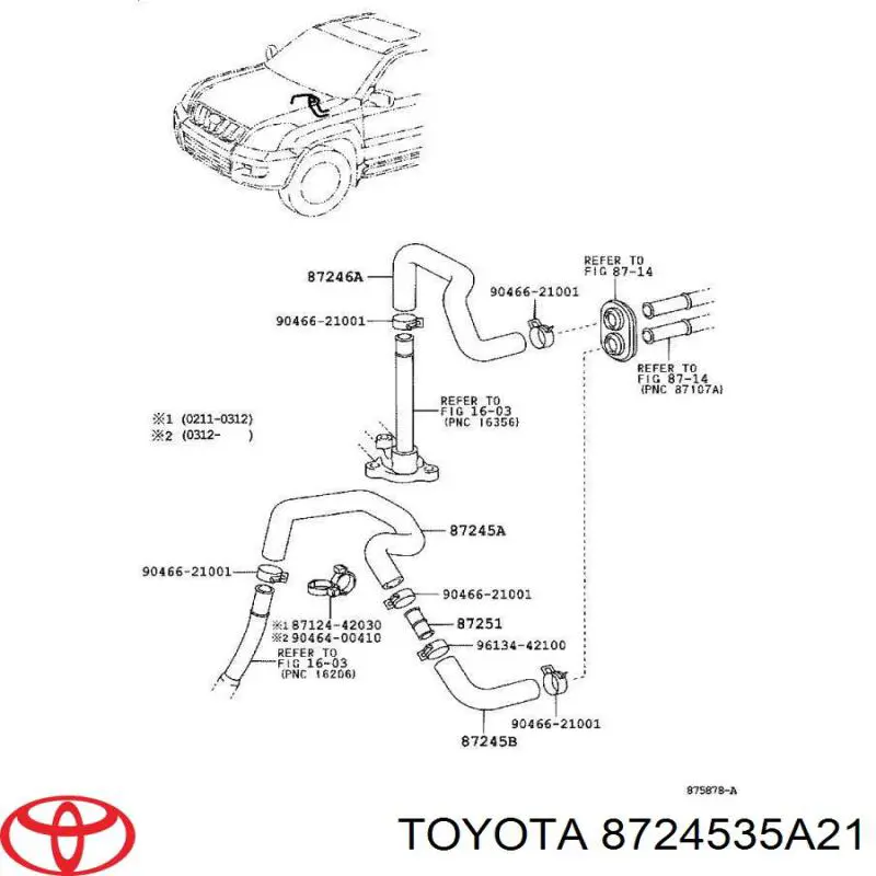  8724535A21 Toyota