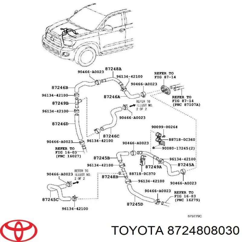  Toyota 8724808030 ціна, від 3.80 USD