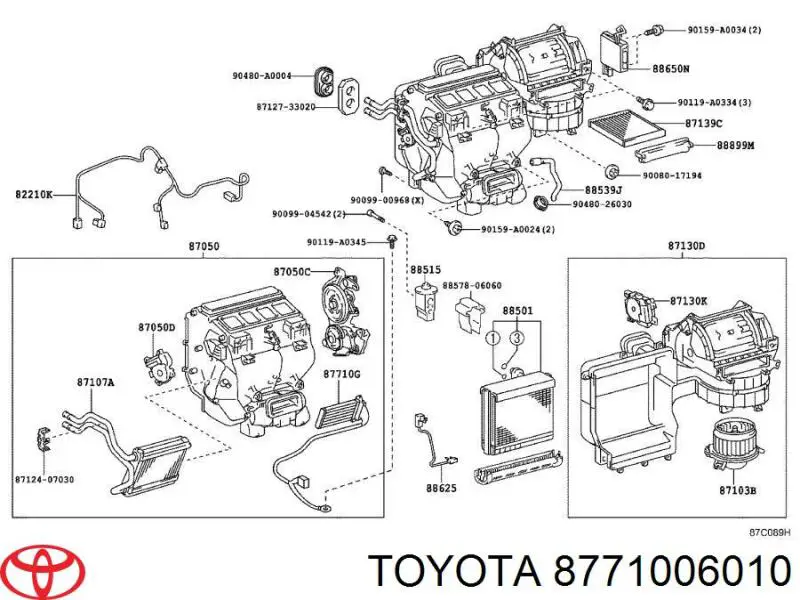  Toyota 8771006010 ціна, від 112.75 USD