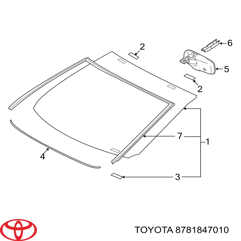 8781847010 Toyota 
