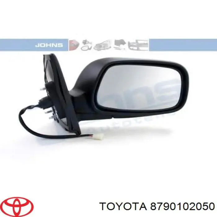 Праве бічне дзеркало Toyota 8790102050 ціна, від 61.06 USD