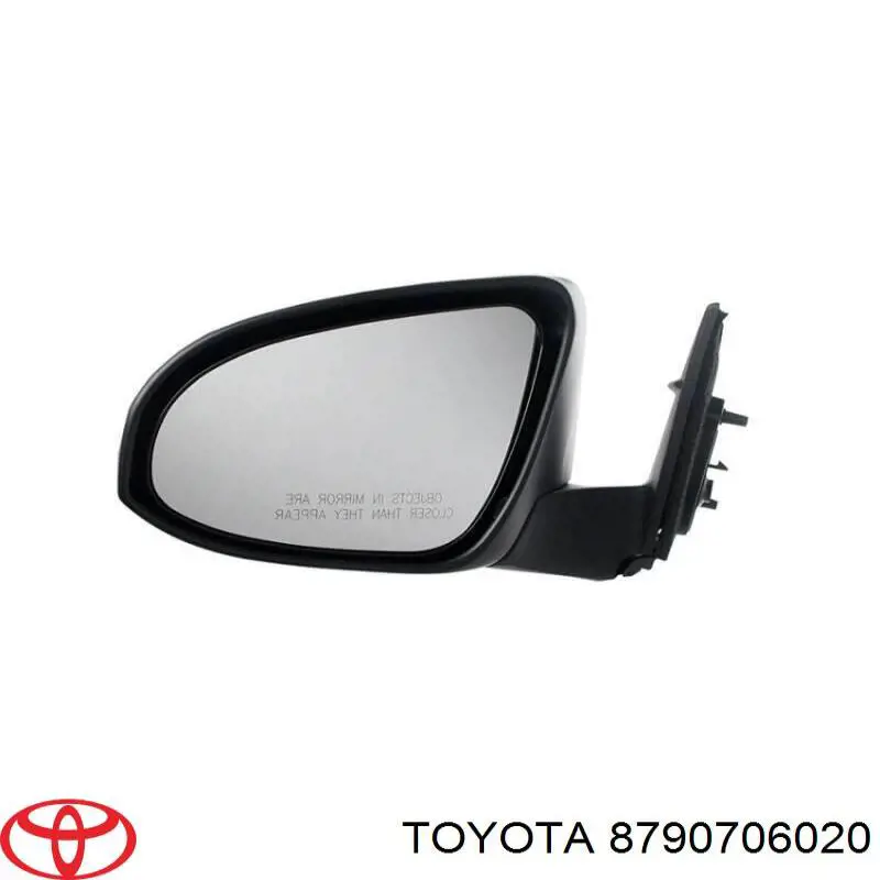 8790706020 Toyota Дзеркало заднього виду, ліве