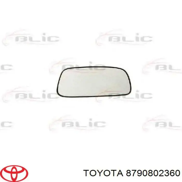 Купити 8790802360 Toyota Дзеркальний елемент правого дзеркала заднього виду
