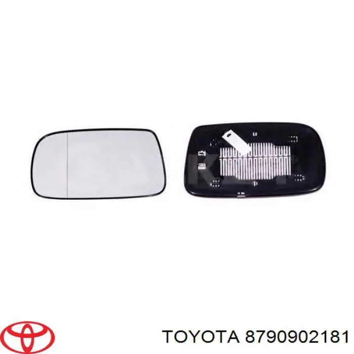 Дзеркальний елемент лівого дзеркала заднього виду Toyota 8790902181 ціна, від 20.29 USD