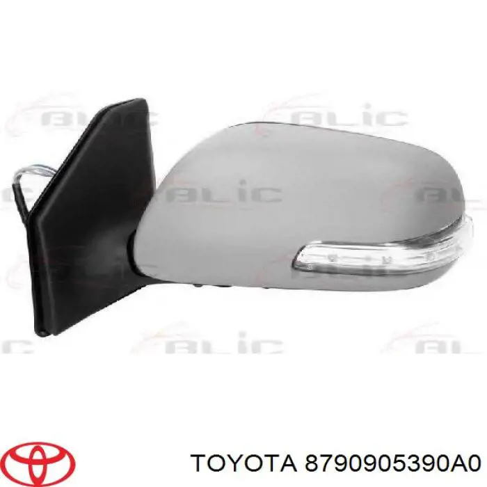 Ліве бічне дзеркало Toyota 8790905390A0 ціна, від 77.10 USD