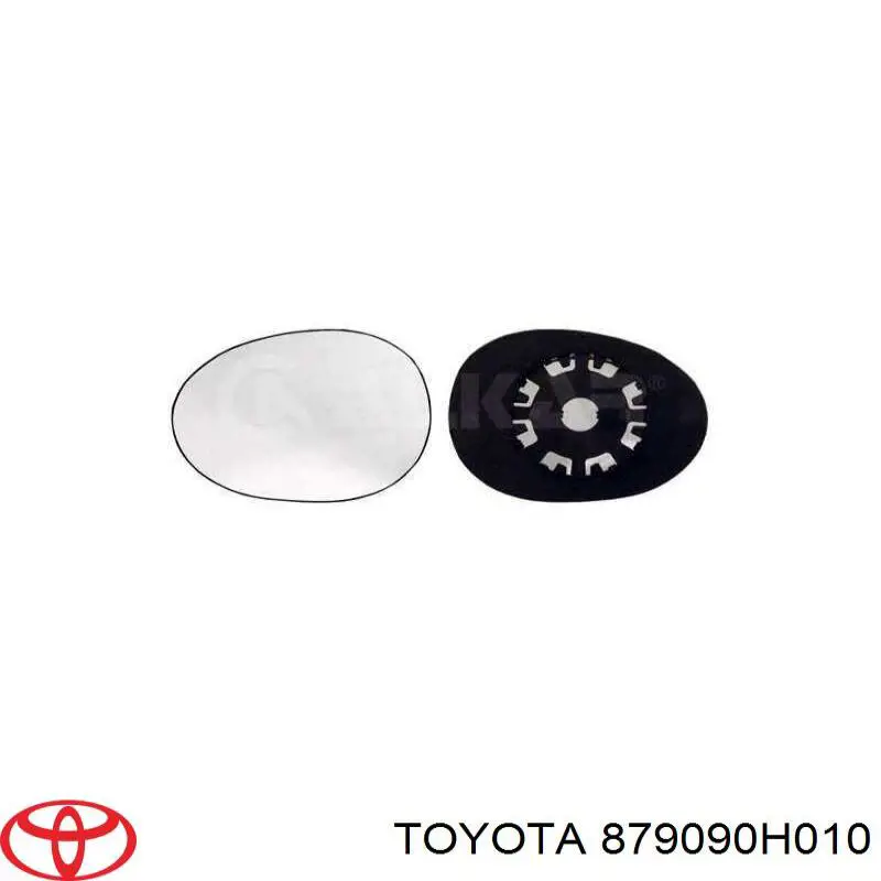 Купити 879090H010 Toyota Дзеркальний елемент дзеркала заднього виду, лівого