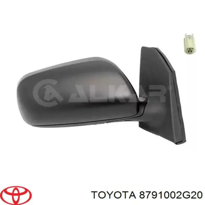Дзеркало праве 8791002G20 Toyota