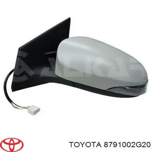 Праве бічне дзеркало Toyota 8791002G20 ціна, від 10.17 USD