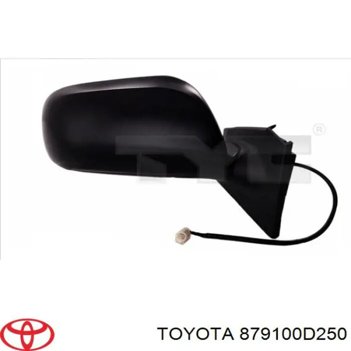 Праве бокове дзеркало Toyota 879150D901