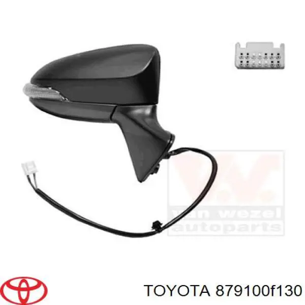 879100F130 Toyota Праве дзеркало заднього виду