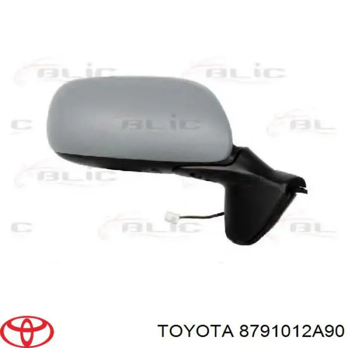8791012A90 Toyota Праве дзеркало заднього виду