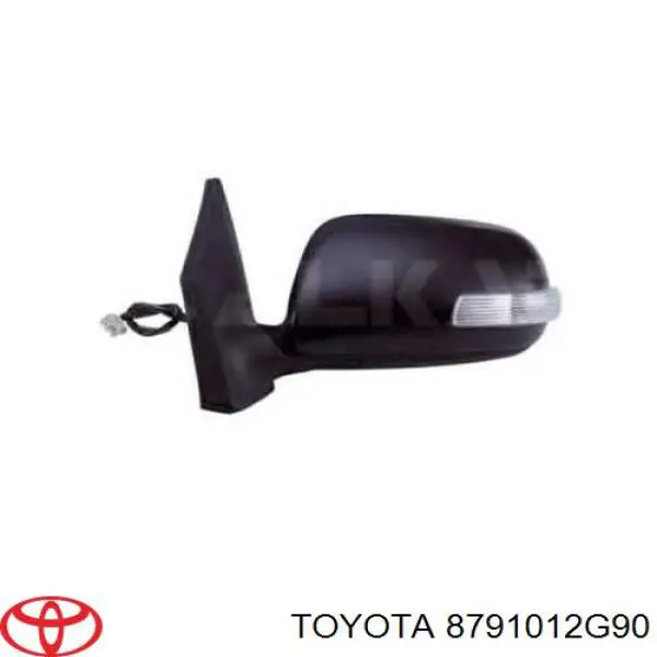8791012G90 Toyota Праве дзеркало заднього виду
