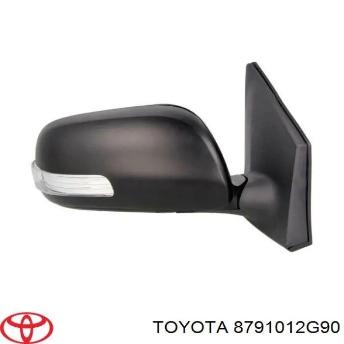 Праве бічне дзеркало Toyota 8791012G90 ціна, від 95.83 USD