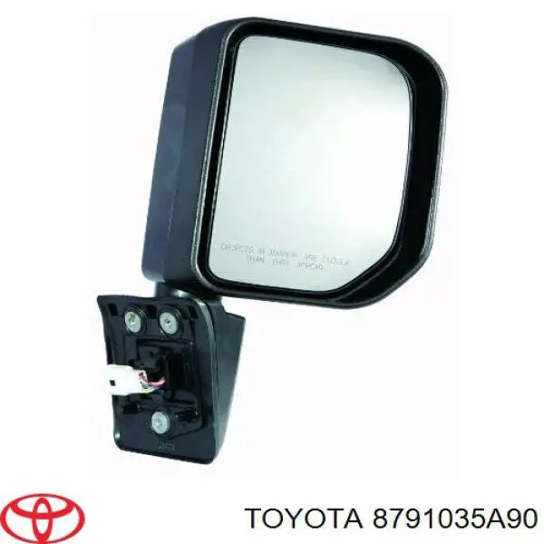 Праве бічне дзеркало Toyota Fj Cruiser позашляховик (GSJ1) (2006 - 2018) ціна, від 287.75 USD