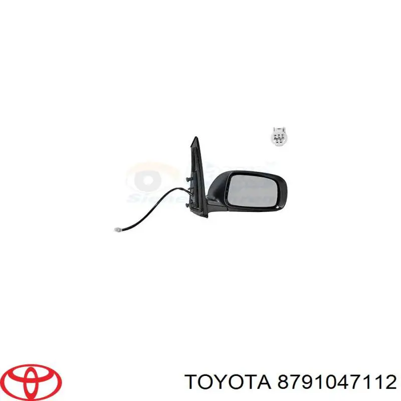 Праве бічне дзеркало Toyota 8791047112 ціна, від 149.93 USD