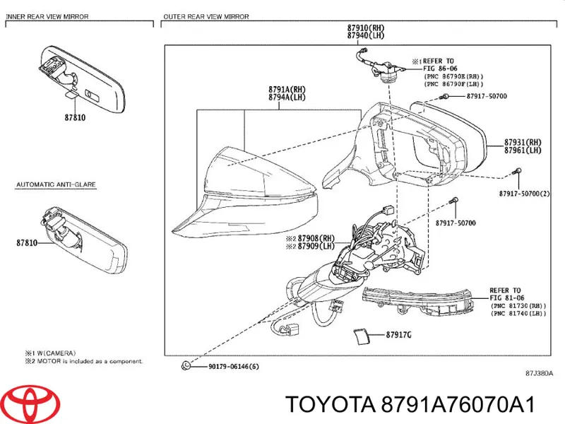 8791A76070A1 Toyota 