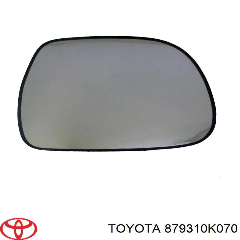 879310K070 Toyota дзеркальний елемент дзеркала заднього виду, правого
