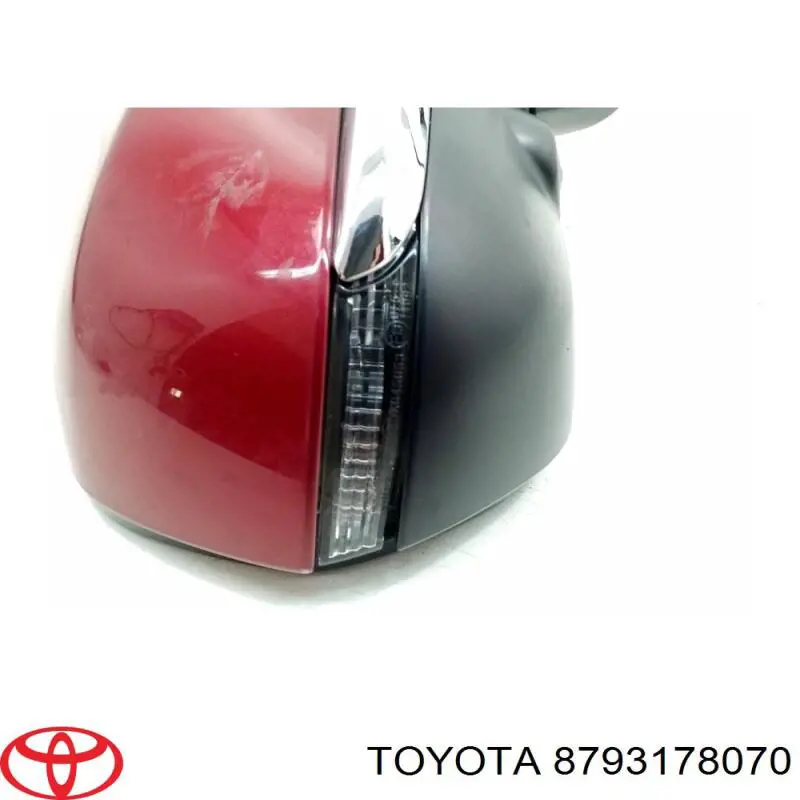 Скло дзеркала заднього виду, правого Toyota 8793178070 ціна, від 289.50 USD