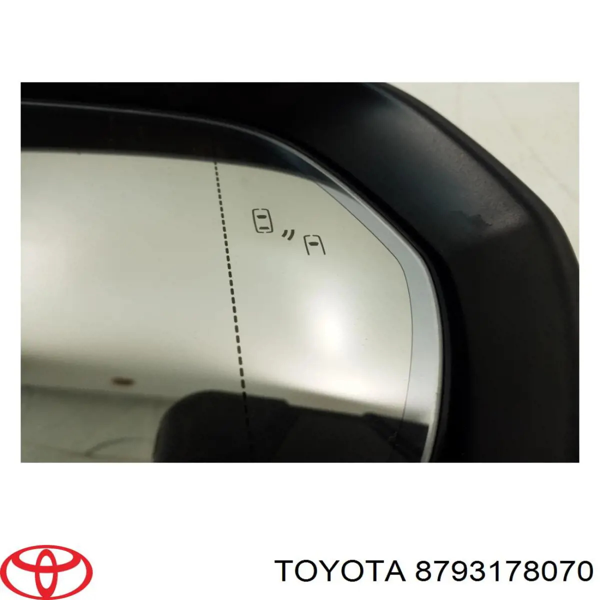 8793178070 Toyota Дзеркальний елемент правий
