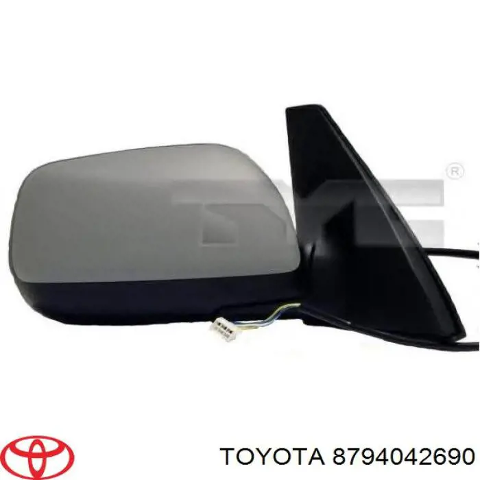 Ліве бічне дзеркало Toyota 8794042690 ціна, від 67.01 USD