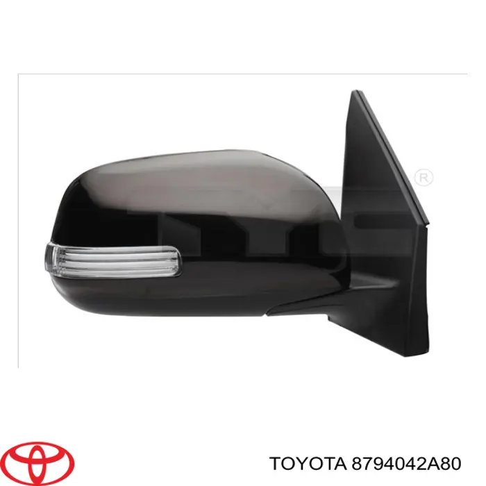 Ліве бічне дзеркало Toyota 8794042A80 ціна, від 146.47 USD