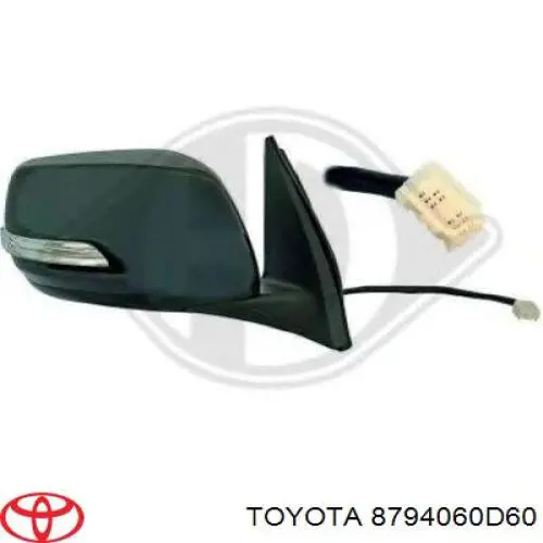 8794060D60 Toyota Дзеркало заднього виду, ліве