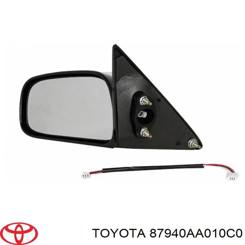 Бічне дзеркало заднього виду на Toyota Camry V20
