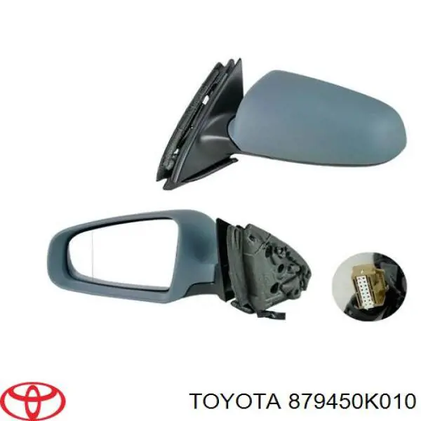 Накладка лівого дзеркала заднього виду Toyota 879450K010