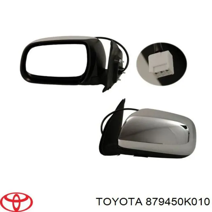 879450K010 Toyota накладка дзеркала заднього виду, ліва