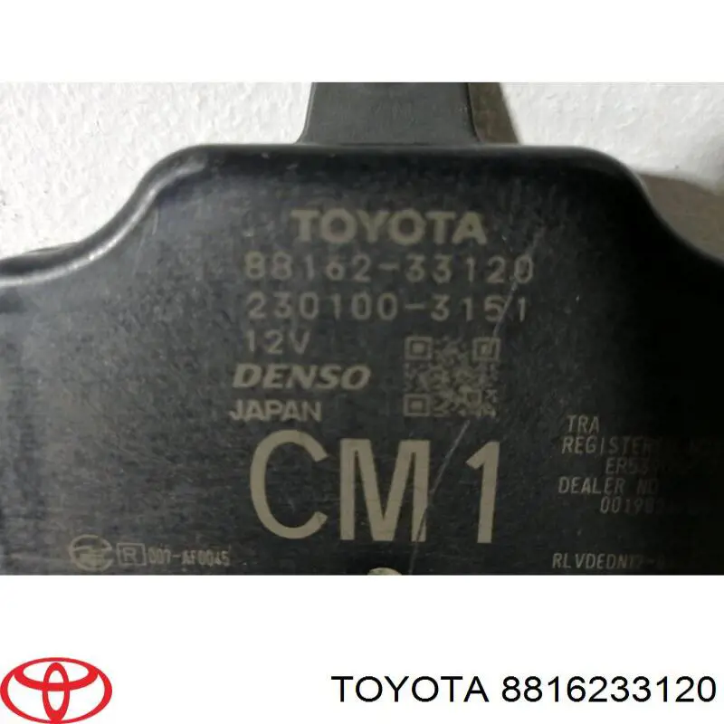 Купити 8816233121 Toyota Датчик контролю мертвої зони, задній