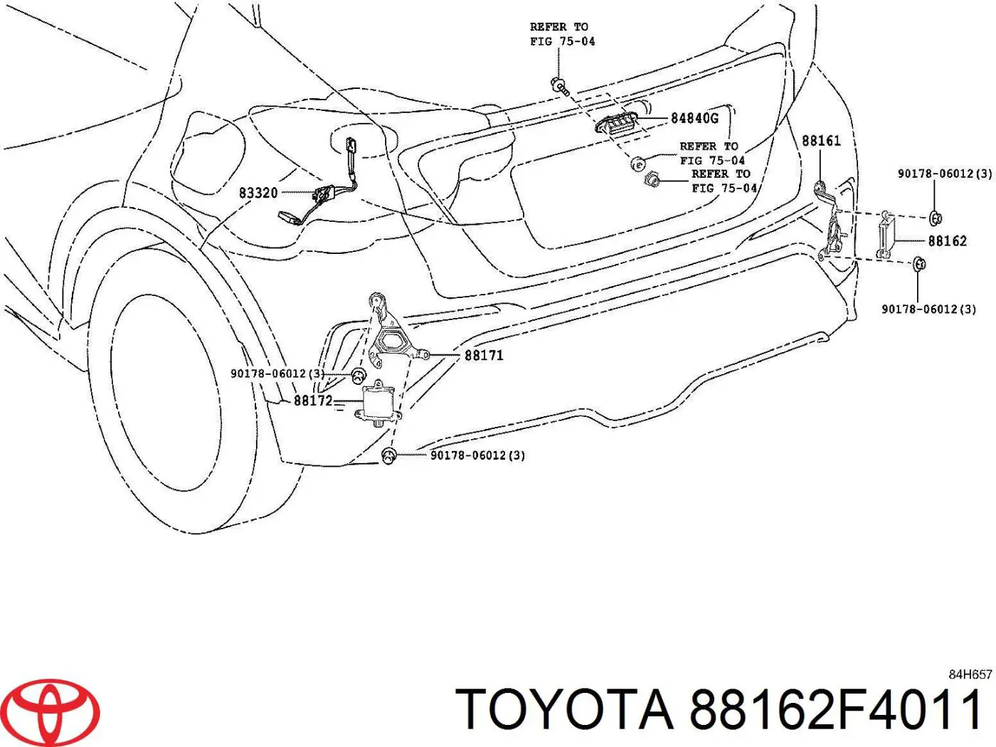  88162F4011 Toyota