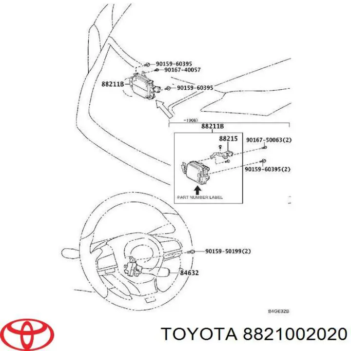  Toyota 8821002020 ціна, від 183.41 USD