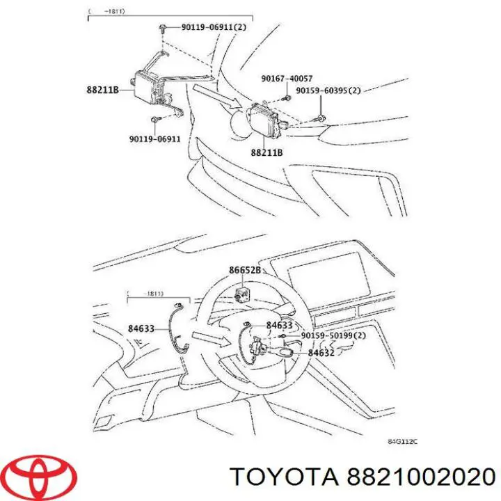 8821002020 Toyota 