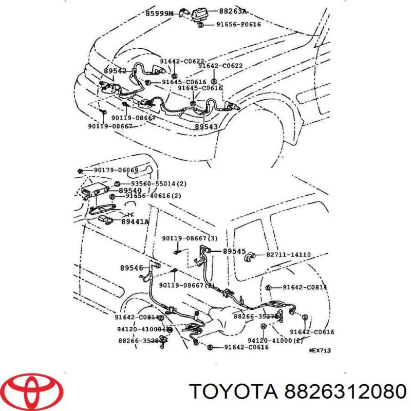 8826312080 Toyota 