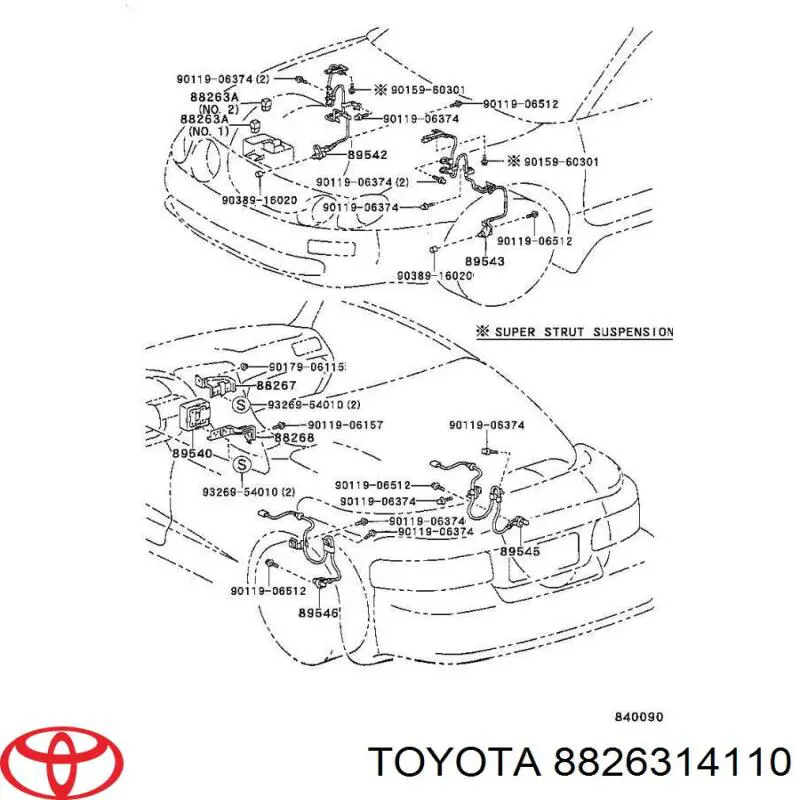 8826314110 Toyota 