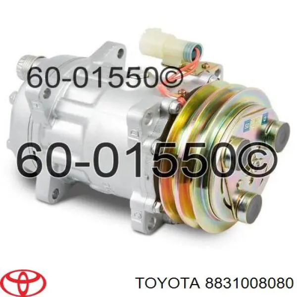 Компресор кондиціонера 8832048250 Toyota