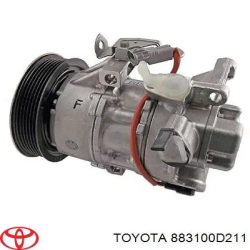 Компресор системи кондиціювання Toyota 883100D211 ціна, від 239.58 USD