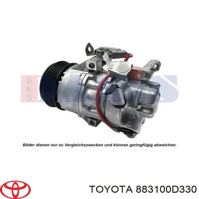 Компресор системи кондиціювання Toyota 883100D330 ціна, від 284.73 USD